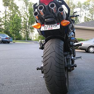 Before FZ1 bars and Sprocket+Speedohealer mod