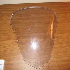 clear stock windscreen (second angle)