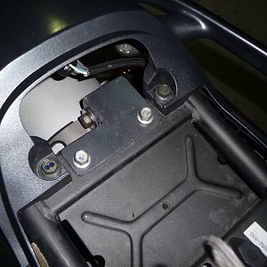 New Exhaust clamp mount bracket.