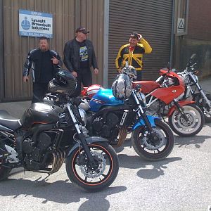 goofing off at Lobethal!