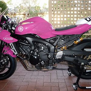 my fz6 cup race bike