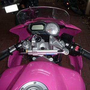 my fz6 cup race bike