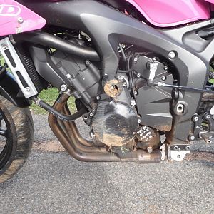 crash damage......nasty highside!