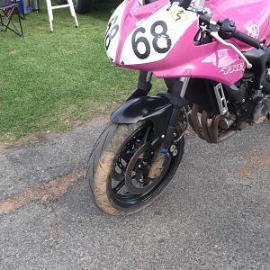 crash damage......nasty highside!
