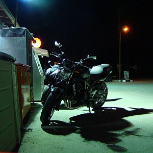 FZ6 & R6 Ride by night