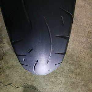 Front tire - wear profile @ 10K miles