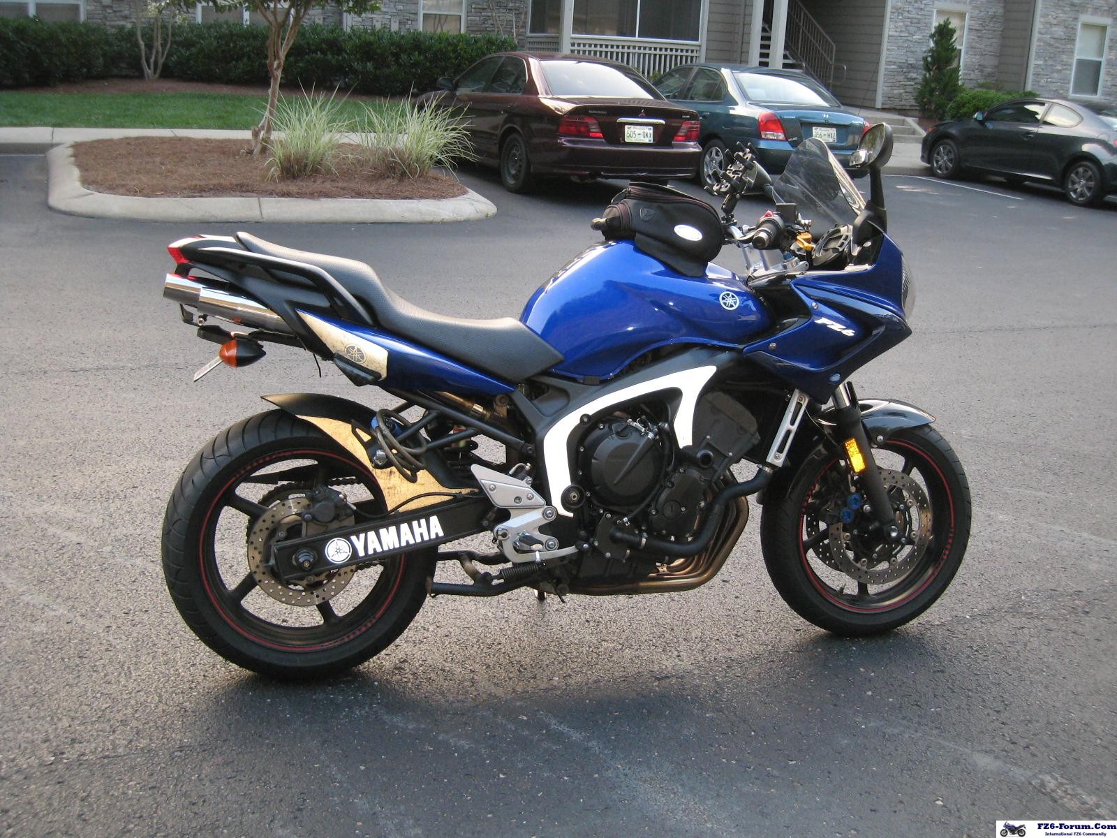 Before FZ1 bars and Sprocket+Speedohealer mod