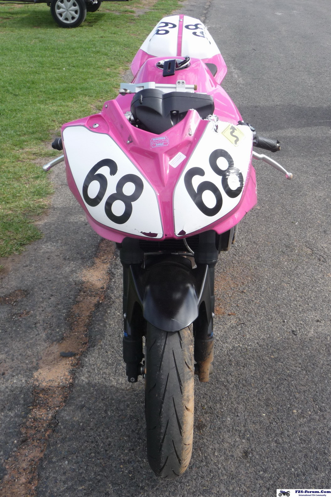 crash damage......nasty highside!