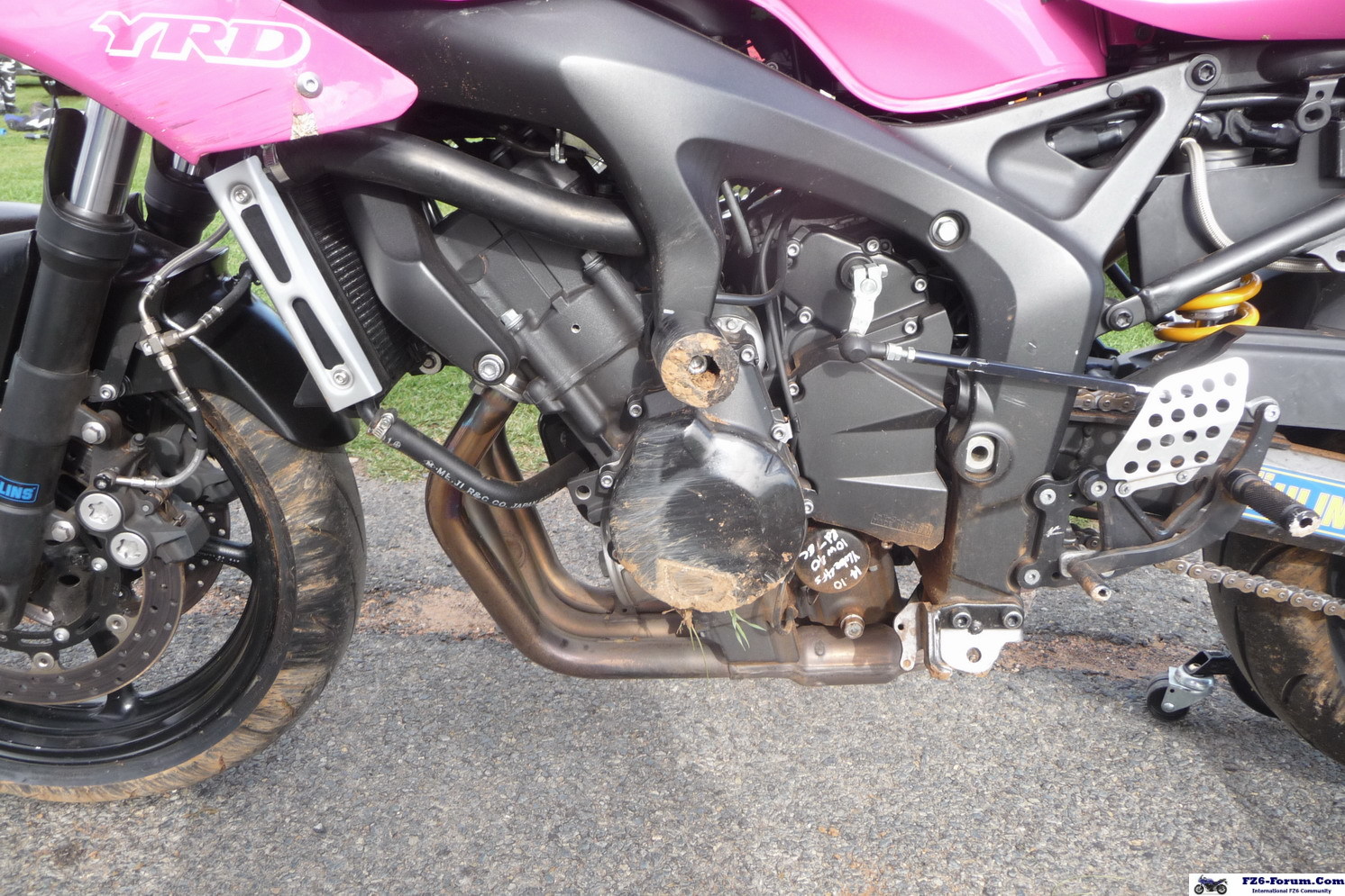 crash damage......nasty highside!