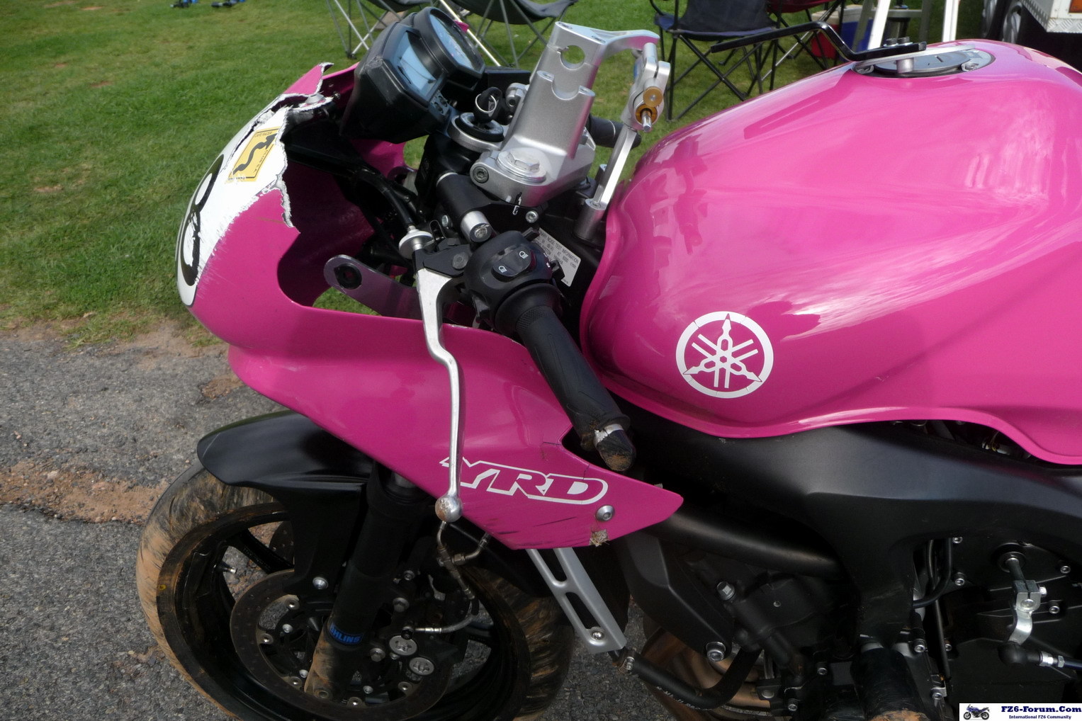 crash damage......nasty highside!