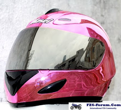 Masei 802 Pink Chrome DOT Helmet