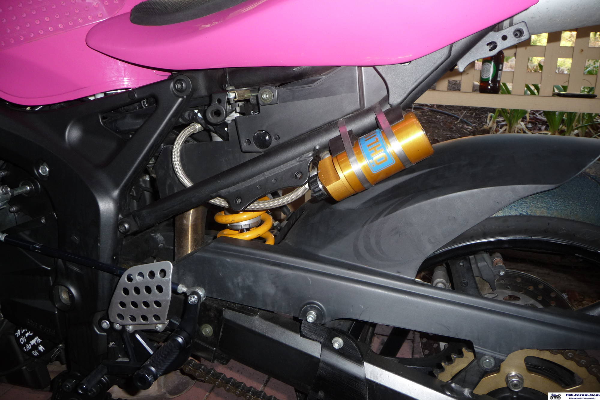 my fz6 cup race bike